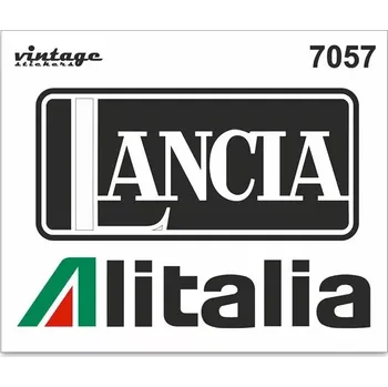 Samolepka Lancia Alitalia vintage