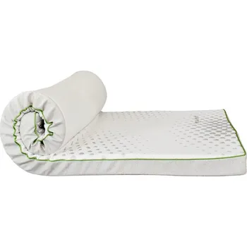 topper DREAMPUR Vrchní matrace (přistýlka) z latexové pěny DREAMPUR® grey dots 8,5 cm - 200x200 cm