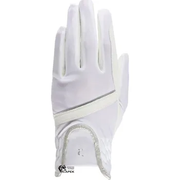 Jezdecké rukavice Rukavice Horze -EVELYN- - Bílá - 6