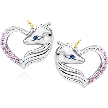 Náušnice Stříbrné náušnice JEDNOROŽCI Ag 925; ≤2 g. 11 x 12 mm 5820226094