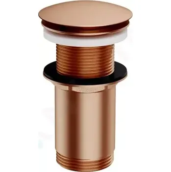 Sifon Omnires Umyvadlová výpusť, ClickClack, kartáčovaná měď, A716CPB