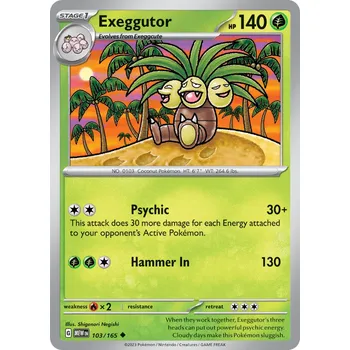 Karetní hra Exeggutor MEW 103/165