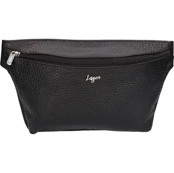 Ledvinka Dámská kožená ledvinka Lagen VICKY Black černá