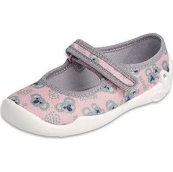 Dívčí bačkory BEFADO dívčí bačkorky 114X513 růžové 26