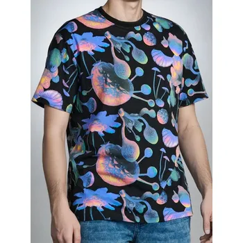 Sinsay - Tričko comfort fit - vícebarevná - 511EY-MLC - 511EY-MLC-L