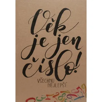 Přáníčko BeBechy – recyklovaný papír - Věk BPR1-77