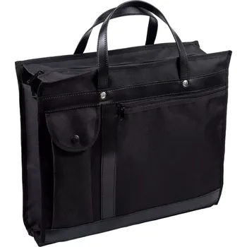 Praktická nákupní taška zipová širší s kapsou HARTMAN 012 Černá