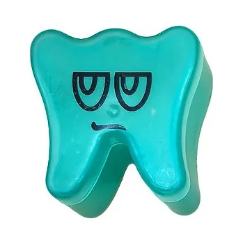 Dárková krabička Krabička na dětské zoubky - zub (různé barvy) Zelená