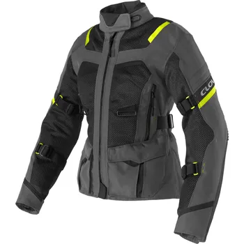 Moto bunda CLOVER bunda VENTOURING-4 WP dámská yellow/dark grey - XL