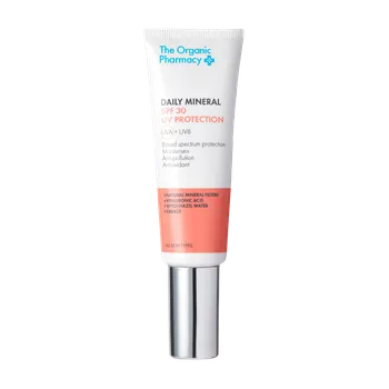 Přípravek na opalování The Organic Pharmacy Daily Mineral SPF 30 UV ochranný krém na obličej