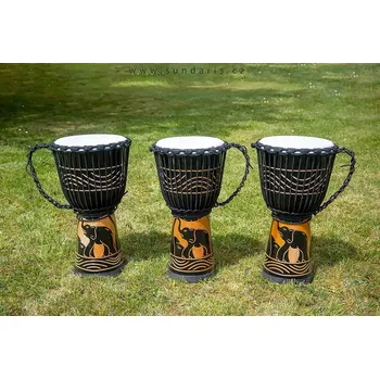 Brzdový buben 3 Ks Buben Djembe Sundaris Slon 50 cm