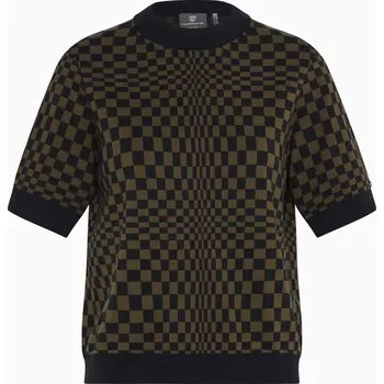 PORSCHE Jacquard polo T-shirt 911 Spirit 70 dámské žakárové tričko (Dámská polokošile Porsche volného střihu s kulatým výstřihem)
