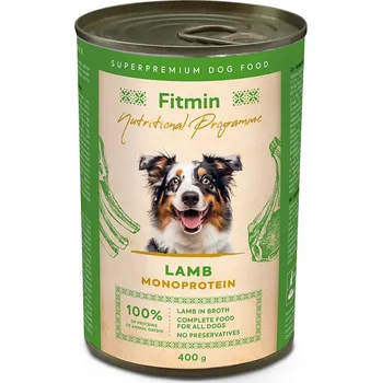 Krmivo pro psa Fitmin Dog Monoprotein konzerva jehněčí 400 g