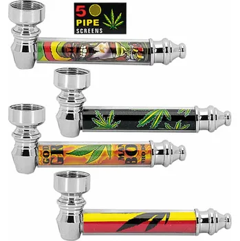 Dýmka Remo 58376 Kovová šlukovka 8,5cm 12ks MIX