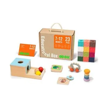 Úložný box 7–12 mesiacov Edukačný box Mini 6 ks