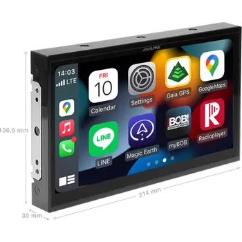 Autorádio ALPINE I905D-F - Autorádio s displejem 9", bezdrátovým Apple Car Play, drátovým Android Auto a DAB (Do 3 dnů u Vás)