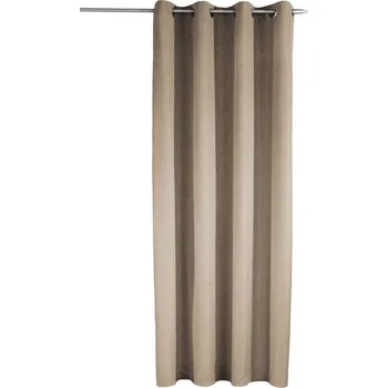 Sprchový závěs Hnědý závěs 135x245 cm Len Uni – Sehlbach ID_1738820