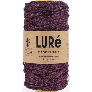 Příze Borgo de Pazzi Luré 6 Ostružina (Špagátová příze Luré Ostružina)