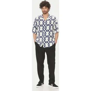 Pánská košile Selected Homme Košile 16088360 Tmavomodrá Relaxed Fit M