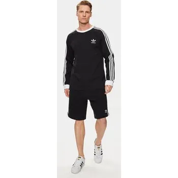adidas S dlouhým rukávem Adicolor Classics 3-Stripes Long-Sleeve Top IA4877 Černá Slim Fit L