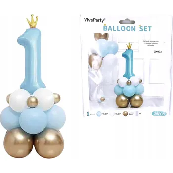 Balónek FÓLIOVÉ BALÓNKY NAROZENINY 1. ROCEK MODRÝ CHLAPEC