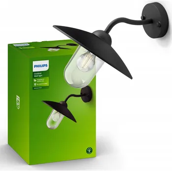 Venkovní osvětlení Venkovní nástěnné svítidlo Philips černé E27 60 W
