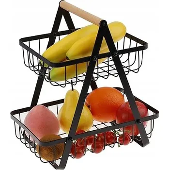 Obraz Kovový koš na ovoce černý