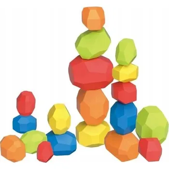 autíčko Veselé balanční kameny 12ks