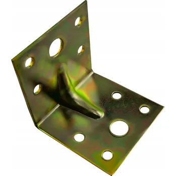 Úhloměr Úhelník tesařský spojovací pro dřevo 70x70x70 zesílený zlatý