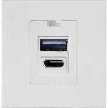 Elektrická zásuvka USB zásuvka do desky stolu Orno bílá