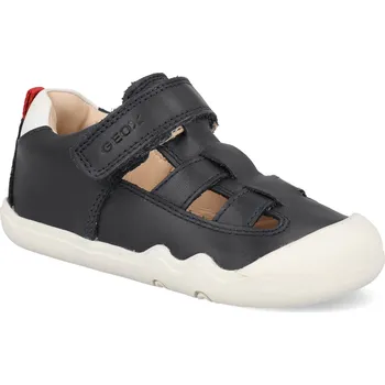 Dívčí obuv Barefoot dětské sandály Geox - B Steppieup navy tmavě modré Velikost: 22