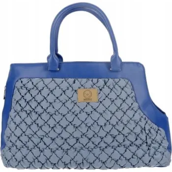 přepravka pro zvíře Přepravní taška Misoko modrá S/M 51 cm x 34,5 cm x 18 cm