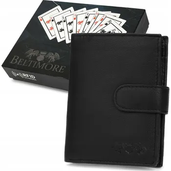 Peněženka Beltimore pánská peněženka z pravé kůže černá - muž