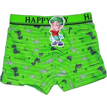 Chlapecké bambusové trenýrky motiv dinosauři pro malé kluky 8806 zelené