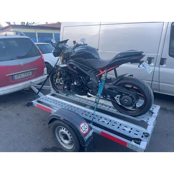 ABMOTO.CZ zapůjčení přívěsného vozíku pro jednu motorku Praha