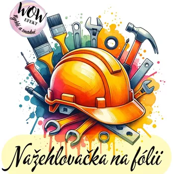 Nažehlovačky na fólii Nažehlovačka na fólii, HELMA A NÁŘADÍ, 6,8x6,5 cm /ks