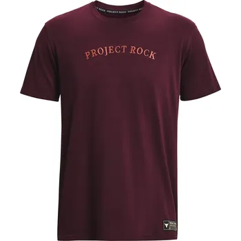 Pánské tričko Tričko Under Armour Dark Maroon 1130218 S