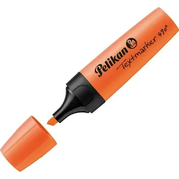 Kancelářské potřeby Zvýrazňovač PELIKAN Textmarker 490 - oranžová
