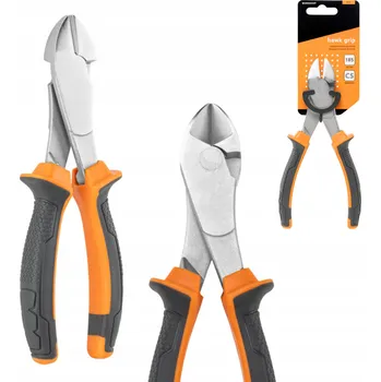 Kleště BOČNÍ ŠTÍPACÍ KLEŠTĚ HAWK GRIP 185mm NA DRÁT, Z UHLÍKOVÉ OCEL