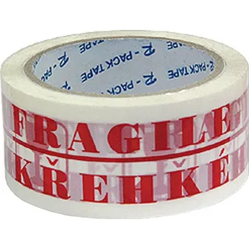 Lepicí páska Balící páska 48x66 KŘEHKÉ / FRAGILE