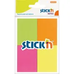 Stick´n by Hopax Bloček samolepící STICK´N 38 x 51 mm - mix neon barev / 4 x 50 ks