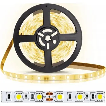 LED páska LED pásek 12V 72W (14,4W/m) 4000K, 300 LED diod SMD 5050, role 5m ECOLIGHT