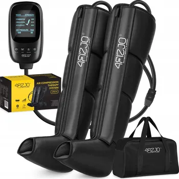 Masážní přístroj Přístroj pro lymfatickou drenáž 4FIZJO LITE C4 černý, 4 komory, 3 programy