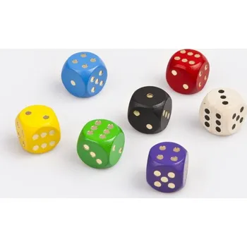 Hrací kostka 1,6 cm varianta: fialová