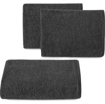 FROTÉ RUČNÍK SMOOTH1 30X50 CM ČERNÁ