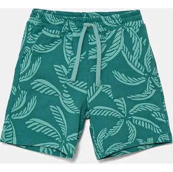 Chlapecké kraťasy Dětské bavlněné šortky United Colors of Benetton 32IEG901Y.P.Seasonal tyrkysová 66X, vel. 116