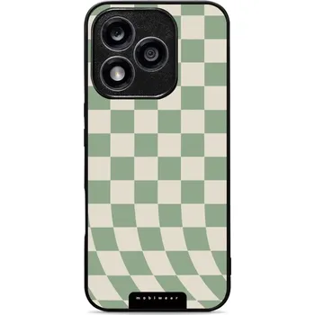 Pouzdro na mobilní telefon Lesklý kryt Mobiwear Glossy - Honor 400 Lite 5G - GA58G Zelená a béžová šachovnice (Prémiové lesklé pouzdro, obal, kryt Mobiwear Glossy na mobil Honor 400 Lite 5G - GA58G Zelená a béžová šachovnice, materiál Plast + TPU silikon - krytí po všech stranách,)