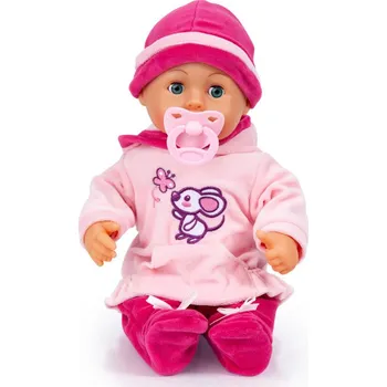 Panenka Interaktivní panenka miminko 38 cm + příslušenství Růžová