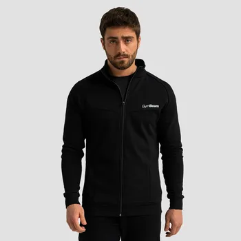 Pánská mikina GymBeam Mikina se zipem Limitless Black XL černá