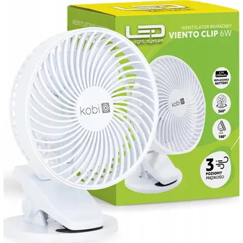 Domácí ventilátor Mini ventilátor Laitica KLIPS, bílý